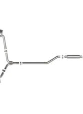 Takeda 2.5" - 2.25" 304 Stainless Catback Exhaust System w/ Black Tips Acura TSX L4 2.4L 2009-2014                                     - 49-36629-B - Image 2