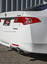 Takeda 2.5" - 2.25" 304 Stainless Catback Exhaust System w/ Carbon Fiber Tips Acura TSX L4 2.4L 2009-2014                                     - 49-36629-C - Image 3
