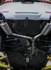 Takeda 2.5" - 2.25" 304 Stainless Catback Exhaust System w/ Blue Flame Tips Acura TSX L4 2.4L 2009-2014                                     - 49-36629-L - Image 3
