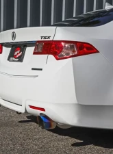 Takeda 2.5" - 2.25" 304 Stainless Catback Exhaust System w/ Blue Flame Tips Acura TSX L4 2.4L 2009-2014                                     - 49-36629-L - Image 4