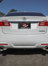 Takeda 2.5" - 2.25" 304 Stainless Catback Exhaust System w/ Blue Flame Tips Acura TSX L4 2.4L 2009-2014                                     - 49-36629-L - Image 5
