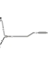 Takeda 2.5" - 2.25" 304 Stainless Catback Exhaust System w/ Polished Tips Acura TSX L4 2.4L 2009-2014                                     - 49-36629-P - Image 2