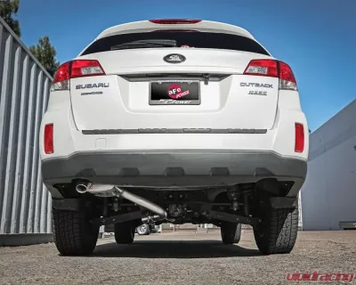 Takeda 2.5" 304 Stainless Catback Exhaust System Subaru Outback H4 2.5L 2010-2014 - 49-36806