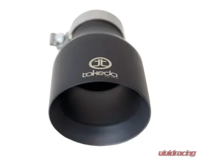 Takeda 3" Black 304 Stainless Steel Exhaust Tip - 49T30504-B09
