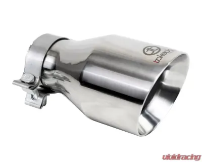 Takeda 3" Polished 304 Stainless Steel Exhaust Tip - 49T30504-P09
