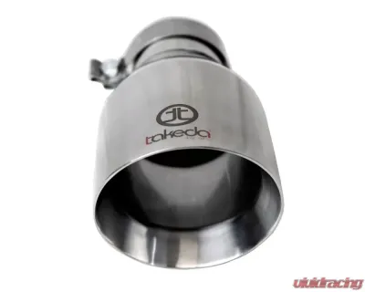 Takeda 3" Polished 304 Stainless Steel Exhaust Tip - 49T30504-P09