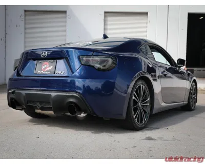 Takeda 2-1/2" 304 Stainless Steel Catback Exhaust System with Black Tips Toyota GR86 | Scion FR-S | Subaru BRZ H4-2.0L | 2.4L 2013-2024 - 49-36023-B