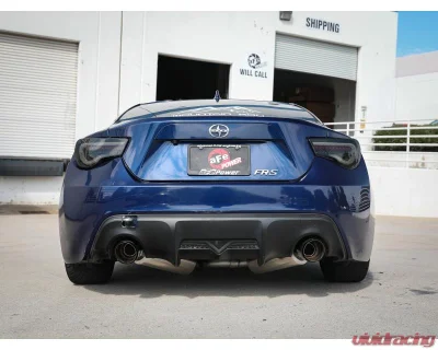 Takeda 2-1/2" 304 Stainless Steel Catback Exhaust System with Carbon Fiber Tips Toyota GR86 | Scion FR-S | Subaru BRZ H4-2.0L | 2.4L 2013-2024 - 49-36023-C