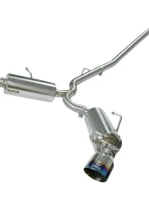 Takeda 2-1/2" 304 Stainless Steel Catback Exhaust System with Blue Flame Tips Toyota GR86 | Scion FR-S | Subaru BRZ H4-2.0L | 2.4L 2013-2024                                     - 49-36023-L - Image 10