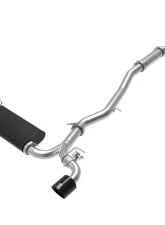 Takeda 3' to 2-1/2" 304 Stainless Steel Catback Exhaust System with Black Tips Toyota GR Supra A90 L6-3.0L t 2020-2024                                     - 49-36043-B - Image 5