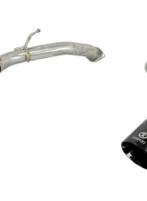 Takeda 2-1/2" 304 Stainless Steel Axleback Exhaust System with Black Tips Infiniti Q50 V6-3.0L tt 2016-2024                                     - 49-36130NM-B - Image 9