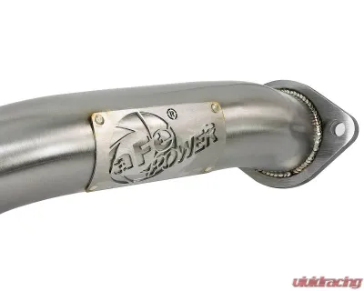 Takeda 2-1/2" 304 Stainless Steel Axleback Exhaust System with Black Tips Infiniti Q50 V6-3.0L tt 2016-2024 - 49-36130NM-B