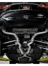 Takeda 2-1/2" 304 Stainless Steel Catback Exhaust System with Black Tips Infiniti Q50 Gas V6-3.0L tt 2016-2024                                     - 49-36132NM-B - Image 5