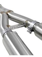 Takeda 2-1/2" 304 Stainless Steel Catback Exhaust System with Carbon Fiber Tips Infiniti Q50 Gas V6-3.0L tt 2016-2024                                     - 49-36132NM-C - Image 3