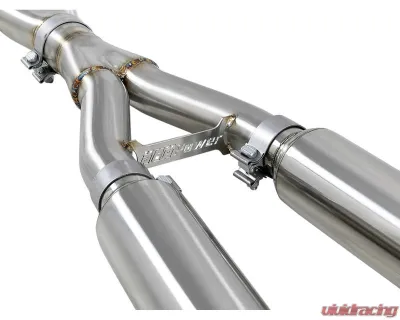 Takeda 2-1/2" 304 Stainless Steel Catback Exhaust System with Carbon Fiber Tips Infiniti Q50 Gas V6-3.0L tt 2016-2024 - 49-36132NM-C