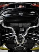 Takeda 2-1/2" 304 Stainless Steel Catback Exhaust System with Carbon Fiber Tips Infiniti Q50 Gas V6-3.0L tt 2016-2024                                     - 49-36132NM-C - Image 6