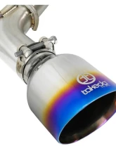 Takeda 2-1/2" 304 Stainless Steel Catback Exhaust System with Blue Flame Tips Infiniti Q50 Gas V6-3.0L tt 2016-2024                                     - 49-36132NM-L - Image 2