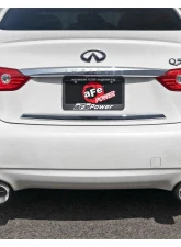 Takeda 2-1/2" 304 Stainless Steel Catback Exhaust System with Polished Tips Infiniti Q50 Gas V6-3.0L tt 2016-2024                                     - 49-36132NM-P - Image 6