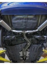Takeda 2-1/2" to 2-1/4" 304 Stainless Steel Catback Exhaust System wit Carbon Fiber Tips Honda Civic Sedan 22-24 L4-1.5L t 2022-2024                                     - 49-36628-C - Image 2