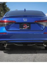 Takeda 2-1/2" to 2-1/4" 304 Stainless Steel Catback Exhaust System wit Carbon Fiber Tips Honda Civic Sedan 22-24 L4-1.5L t 2022-2024                                     - 49-36628-C - Image 6