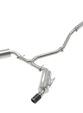 Takeda 2-1/2" to 2-1/4" 304 Stainless Steel Catback Exhaust System wit Carbon Fiber Tips Honda Civic Sedan 22-24 L4-1.5L t 2022-2024                                     - 49-36628-C - Image 7