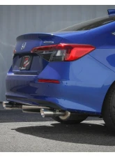 Takeda 2-1/2" to 2-1/4" 304 Stainless Steel Catback Exhaust System wit Polished Tips Honda Civic Sedan 22-24 L4-1.5L t 2022-2024                                     - 49-36628-P - Image 5