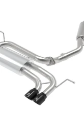 Takeda 2-1/2" to 2-1/4" 304 Stainless Steel Catback Exhaust with Black Tips Mazda MX-5 Miata ND L4-2.0L 2016-2024                                     - 49-37005-B - Image 6