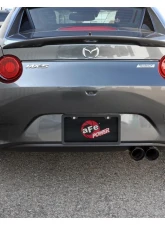 Takeda 2-1/2" to 2-1/4" 304 Stainless Steel Catback Exhaust with Black Tips Mazda MX-5 Miata ND L4-2.0L 2016-2024                                     - 49-37005-B - Image 3