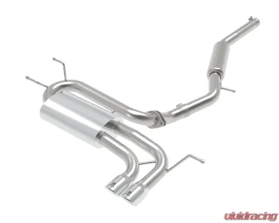 Takeda 2-1/2" to 2-1/4" 304 Stainless Steel Catback Exhaust with Polished Tips Mazda MX-5 Miata ND L4-2.0L 2016-2024 - 49-37005-P