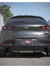 Takeda 2-1/2" 304 Stainless Steel Axleback Exhaust System with Black Tips Mazda 3 Hatchback L4-2.5L | 2.5L t 2019-2024                                     - 49-37023-B - Image 6