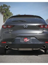 Takeda 2-1/2" 304 Stainless Steel Axleback Exhaust System with Polished Tips Mazda 3 Hatchback L4-2.5L | 2.5L t 2019-2024                                     - 49-37023-P - Image 6