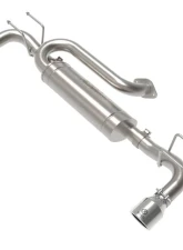 Takeda 2-1/2" 304 Stainless Steel Axleback Exhaust System with Polished Tips Mazda 3 Hatchback L4-2.5L | 2.5L t 2019-2024                                     - 49-37023-P - Image 7