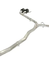 Takeda 3" - 2-1/2" 304 Stainless Catback Exhaust System with Carbon Fiber Tips Nissan GT-R R35 V6 3.8L tt 2009-2024                                     - 49-36108-C - Image 3