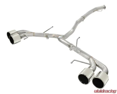 Takeda 3" - 2-1/2" 304 Stainless Catback Exhaust System with Polished Tips Nissan GT-R R35 V6 3.8L tt 2009-2024 - 49-36108-P