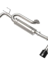Takeda 2-1/2 IN 304 Stainless Steel Axle-Back Exhaust System w/ Black Tip Mazda CX-50 L4-2.5L 2023-2025                                     - 49-37036-B - Image 7