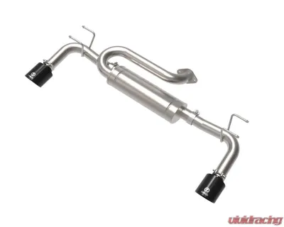 Takeda 2-1/2 IN 304 Stainless Steel Axle-Back Exhaust System w/ Black Tip Mazda CX-50 L4-2.5L 2023-2025 - 49-37036-B