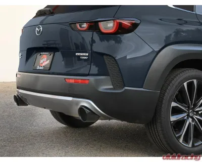 Takeda 2-1/2 IN 304 Stainless Steel Axle-Back Exhaust System w/ Black Tip Mazda CX-50 L4-2.5L 2023-2025 - 49-37036-B