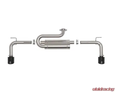 Takeda 2-1/2 IN 304 Stainless Steel Axle-Back Exhaust System w/ Black Tip Mazda CX-50 L4-2.5L 2023-2025 - 49-37036-B