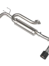 Takeda 2-1/2 IN 304 Stainless Steel Axle-Back Exhaust System w/ Carbon Fiber Tip Mazda CX-50 L4-2.5L 2023-2025                                     - 49-37036-C - Image 7