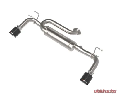 Takeda 2-1/2 IN 304 Stainless Steel Axle-Back Exhaust System w/ Carbon Fiber Tip Mazda CX-50 L4-2.5L 2023-2025 - 49-37036-C