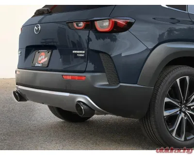 Takeda 2-1/2 IN 304 Stainless Steel Axle-Back Exhaust System w/ Carbon Fiber Tip Mazda CX-50 L4-2.5L 2023-2025 - 49-37036-C