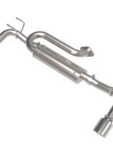 Takeda 2-1/2 IN 304 Stainless Steel Axle-Back Exhaust System w/ Polished Tip Mazda CX-50 L4-2.5L 2023-2025                                     - 49-37036-P - Image 7