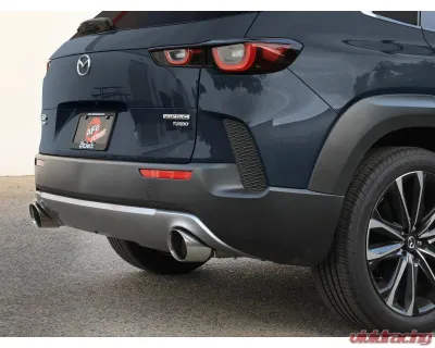 Takeda 2-1/2 IN 304 Stainless Steel Axle-Back Exhaust System w/ Polished Tip Mazda CX-50 L4-2.5L 2023-2025 - 49-37036-P