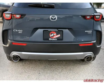 Takeda 2-1/2 IN 304 Stainless Steel Axle-Back Exhaust System w/ Polished Tip Mazda CX-50 L4-2.5L 2023-2025 - 49-37036-P