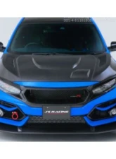 Js Racing Front Sport Garnish Honda Civic Type-R FK8 2017-2021                                     - FSG-K8 - Image 2