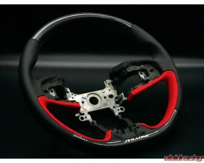 Js Racing Carbon Leather Sport Steering Wheel Honda Civic Type-R FK8 | FK7 2017-2021 - SSG-K8-CL