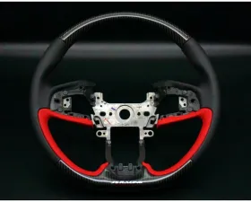 Js Racing Carbon Leather Sport Steering Wheel Honda Civic Type-R FK8 | FK7 2017-2021