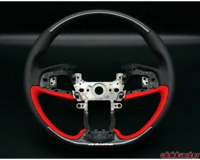 Js Racing Carbon Leather Sport Steering Wheel Honda Civic Type-R FK8 | FK7 2017-2021 - SSG-K8-CL