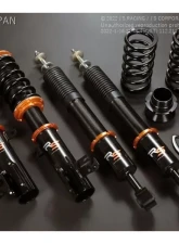 J's Racing Black Series Damper RS Coilover Kit Honda Fit GE 2009-2013                                     - DBS-F3-RS - Image 2