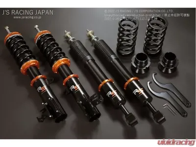 J's Racing Black Series Damper RS Coilover Kit Honda Fit GE 2009-2013 - DBS-F3-RS